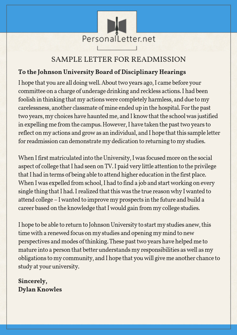 How To Write A Readmission Letter To Be Accepted Sample how-to-write-a-readmission-letter-to-be-accepted-sample
